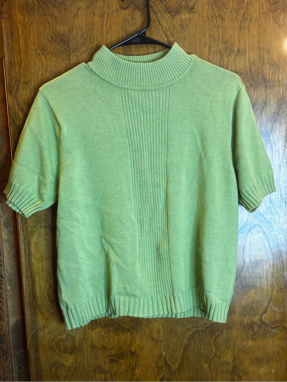 Company Collection green mock neck sweater top size large petite